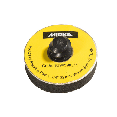 MIRKA Backup Pad 1.25" Psa Soft Twist Lock 1125S-R